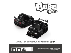 Nissan LB-ER34 Super Silhouette SKYLINE Black - MINI GT - Qube Carz