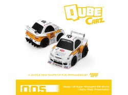 Nissan LB-Super Silhouette S15 SILVIA Liberty Walk Presentation - MINI GT - Qube Carz