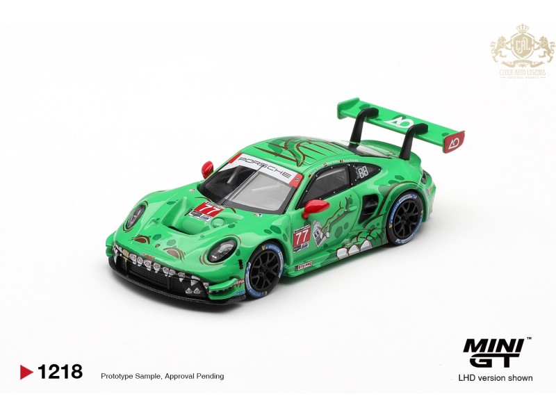 PORSCHE 911 (992) GT3 R nr.77 AO RACING SEBRING 12 HRS CLASS WINNER 2025 - 1:64 - Mini GT - blistr