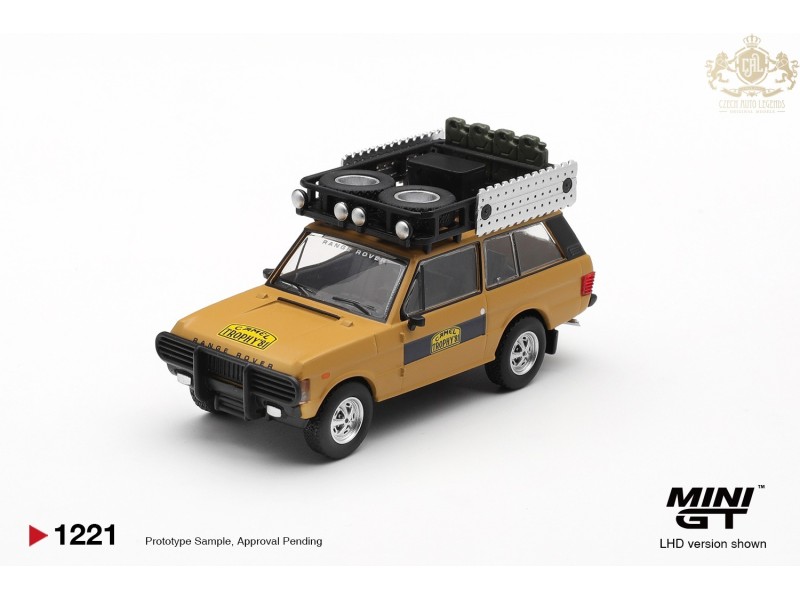 LAND ROVER RANGE ROVER CAMEL TROPHY K.STOPPA & A.VALLDORF SUMATRA 1981 - 1:64 - Mini GT - blister