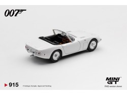 TOYOTA 2000GT YOU ONLY LIVE TWICE ENGLISH POSTER 1967 - 1:64 - Mini GT - blistr