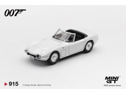 TOYOTA 2000GT YOU ONLY LIVE TWICE ENGLISH POSTER 1967 - 1:64 - Mini GT - blistr