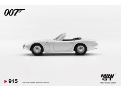 TOYOTA 2000GT YOU ONLY LIVE TWICE ENGLISH POSTER 1967 - 1:64 - Mini GT - blister