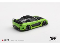 MAZDA RX-7 (FD) VEILSIDE FORTUNE 7 GREEN 2012 - 1:64 - Mini GT - blistr