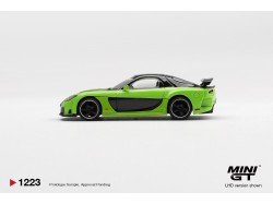 MAZDA RX-7 (FD) VEILSIDE FORTUNE 7 GREEN 2012 - 1:64 - Mini GT - Blister