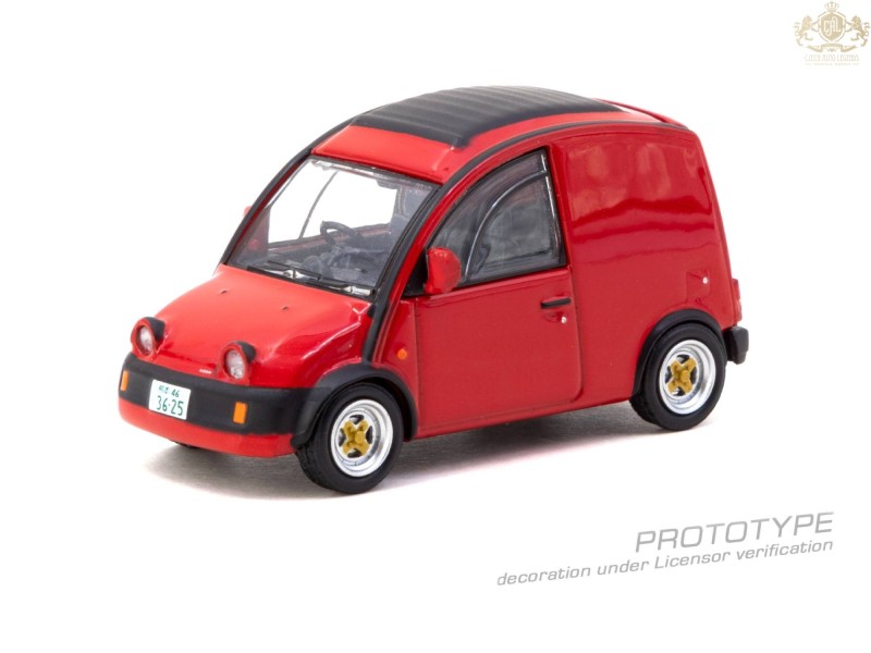 Nissan S Cargo, red 1995  - 1:64 - TARMAC works - blister