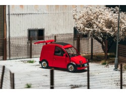 Nissan S Cargo, red 1995 - 1:64 - TARMAC works - blistr