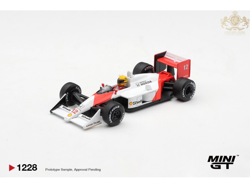 MCLAREN MP4/4 nr.12 AYRTON SENNA CANADIAN GRAND PRIX WINNER 1988  - 1:64 - Mini GT - blister