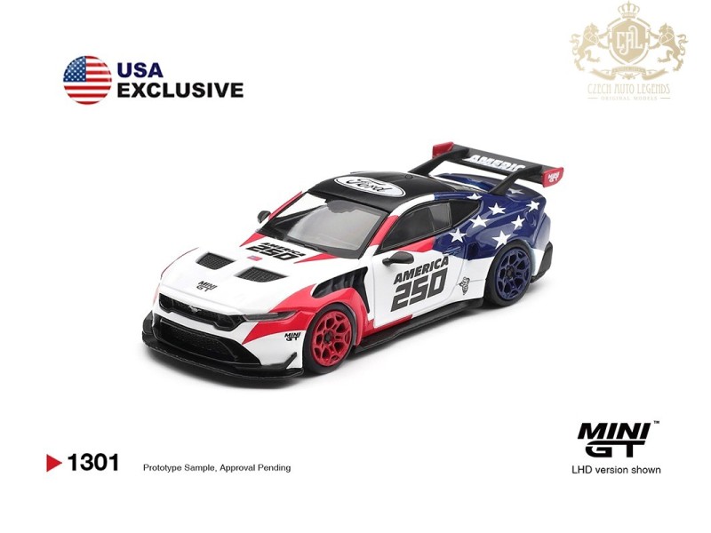 FORD MUSTANG GTD AMERICA 250 USA EXCLUSIVE (BLISTER PACK) 2026 - 1:64 - Mini GT - blistr