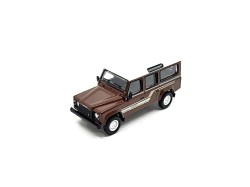 Land Rover Defender 110 1985 County Station Wagon 1985 - hnědá - 1:64 - Mini GT