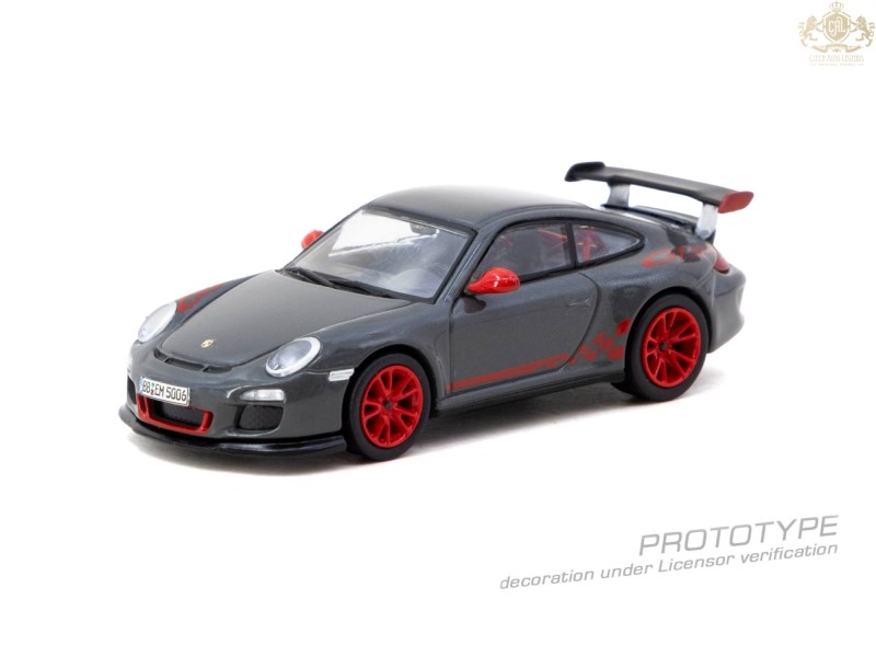 PORSCHE 991 (997) GT3 RS GREY 2008  - 1:64 - TARMAC works - blister