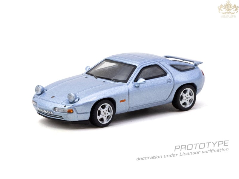 PORSCHE 928 GTS BLUE METALLIC 1992  - 1:64 - TARMAC works - blister