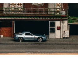 PORSCHE 928 GTS BLUE METALLIC 1992  - 1:64 - TARMAC works - blister