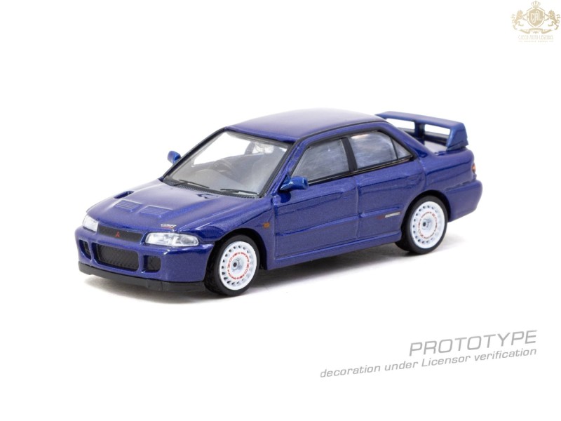 MITSUBISHI LANCER GSR EVOLUTION 2 BLUE 1994 - 1:64 - TARMAC works - blister