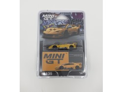 LAMBORGHINI MURCIELAGO LB-SILHOUETTE WORKS GT EVO YELLOW 2025 - blistr -1:64 - Mini GT - blister