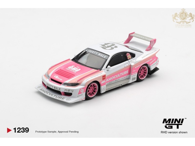 NISSAN SILVIA (S15) LB-SUPER SILHOUETTE AMOCULTURE 2026 - 1:64 - Mini GT - blistr