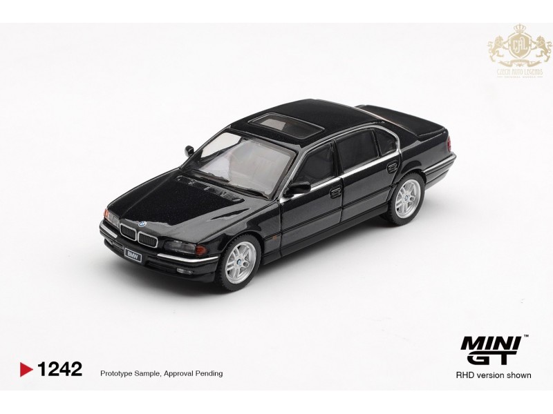 BMW 750IL (E38) BLACK SAPPHIRE 1999 - 1:64 - Mini GT - blister