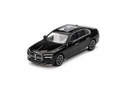 BMW i7 xDrive60 Black Sapphire 2024 - 1:64 - Mini GT