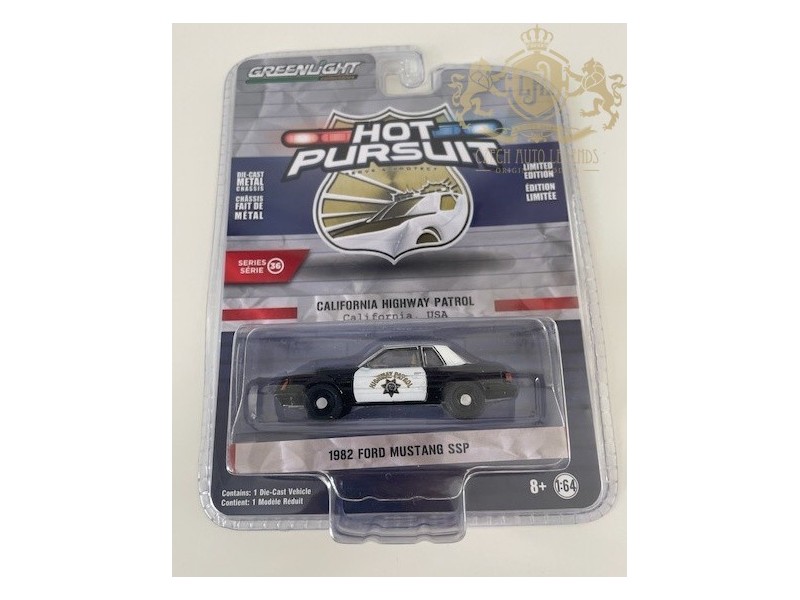 1982 Ford Mustang SSP - Greenlight -1:64