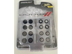 Hollywood icons wheel and tire pack - Greenlight -1:64