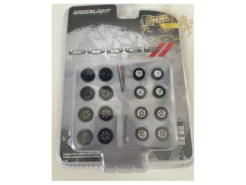 BF Goodrich wheel and tire pack - Greenlight -1:64