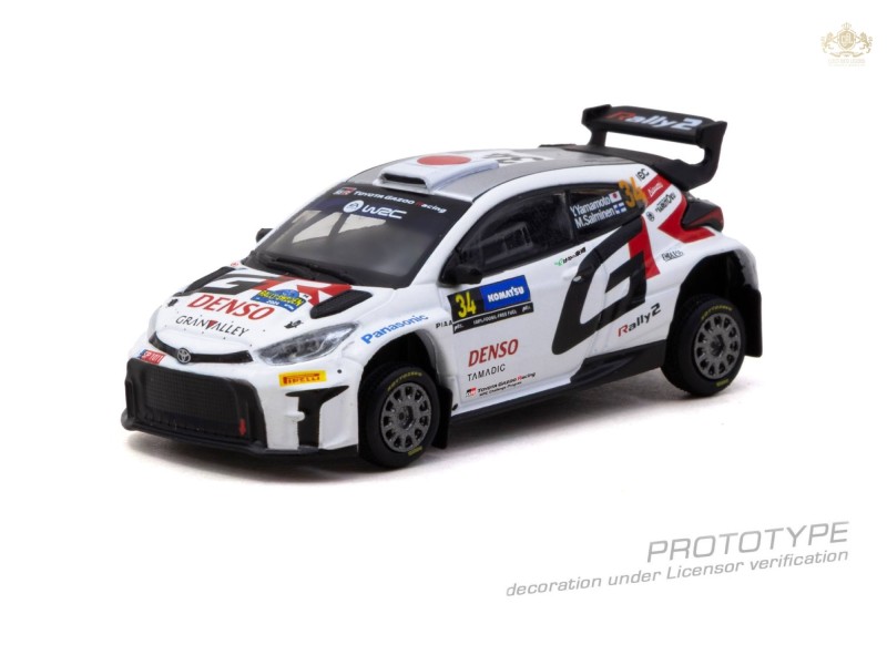 TOYOTA YARIS GR RALLY2 nr.34 YUKI YAMAMOTO RALLY SWEDEN 2024 - 1:64 - TARMAC works