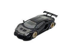 LAMBORGHINI AVENTADOR LB-WORKS LIMITED EDITION MATTE BLACK 2025 - 1:64 - Mini GT