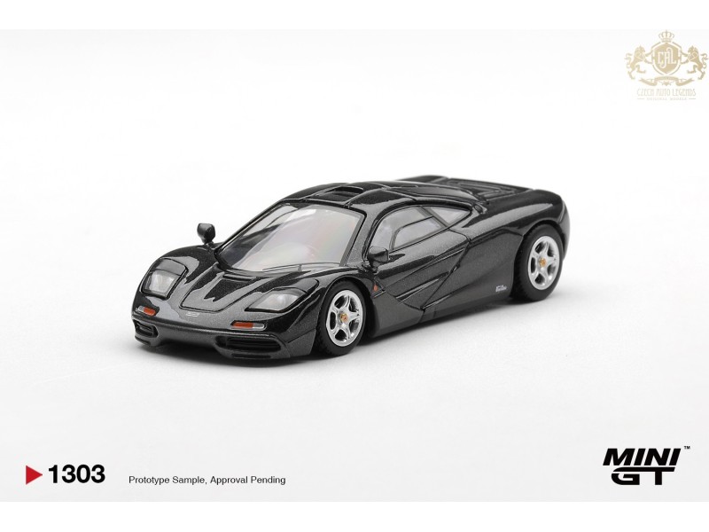 MCLAREN F1 BLUE BLACK METALLIC 1993   -1:64 - Mini GT - blistr