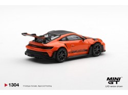 PORSCHE 911 (992) GT3 RS GULF ORANGE WEISSACH PACKAGE 2024   -1:64 - Mini GT - blistr