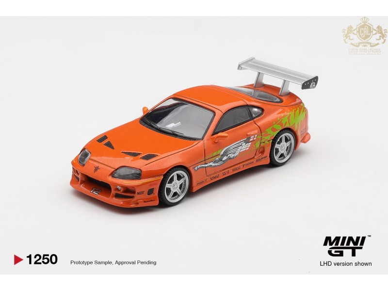 TOYOTA SUPRA MK4 (A80) ROMEX BRIAN O'CONNER FF 2001   - 1:64 - Mini GT - blister