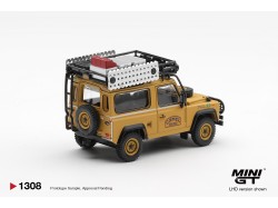 LAND ROVER DEFENDER 90 CAMEL TROPHY TEAM BRAZIL CAMEL TROPHY BORNEO 1985  -1:64 - Mini GT - blistr