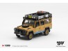 LAND ROVER DEFENDER 110 CAMEL TROPHY TEAM USA TIERRA DEL FUEGO CT36 1998  -1:64 - Mini GT - blistr