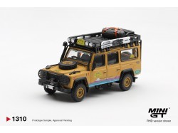 LAND ROVER DEFENDER 110 CAMEL TROPHY TEAM ROMANIA TIERRA DEL FUEGO CT36 1998   - 1:64 - Mini GT