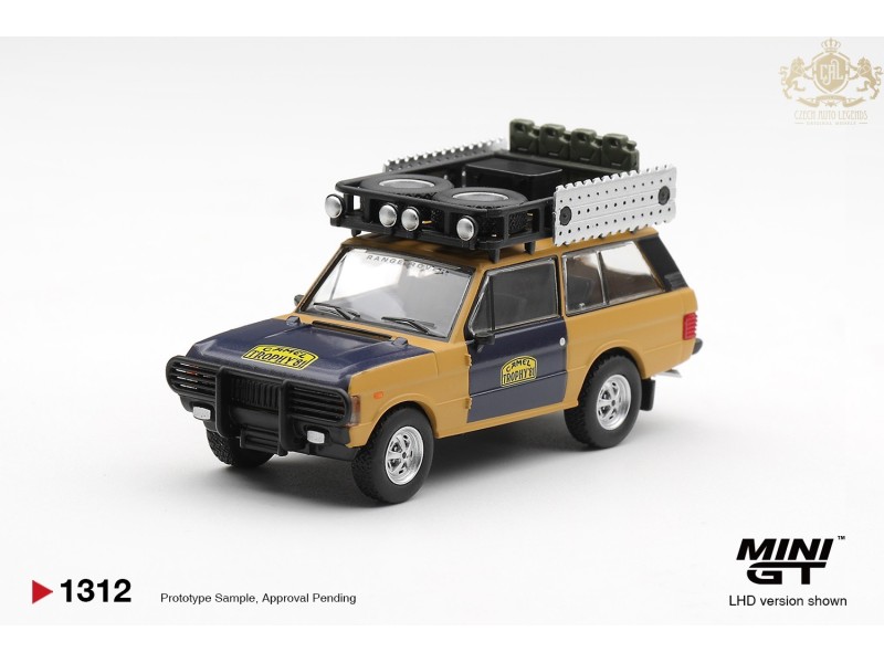LAND ROVER RANGE ROVER CAMEL TROPHY  H.FISCHER & W.BAYS SUMATRA 1981 -1:64 - Mini GT - blistr