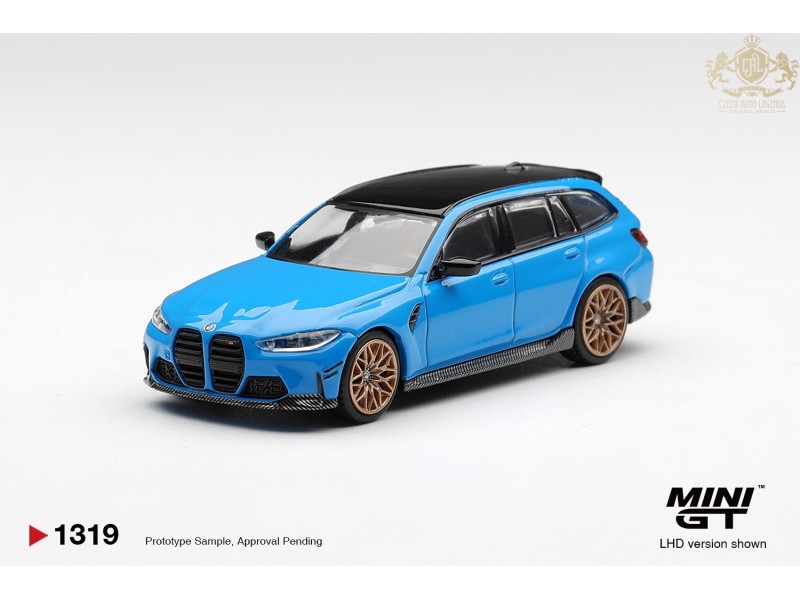 BMW M3 M PERFORMANCE TOURING RIVIERA BLUE 2025 - 1:64 - Mini GT