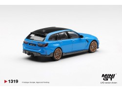 BMW M3 M PERFORMANCE TOURING RIVIERA BLUE 2025 - 1:64 - Mini GT - blister