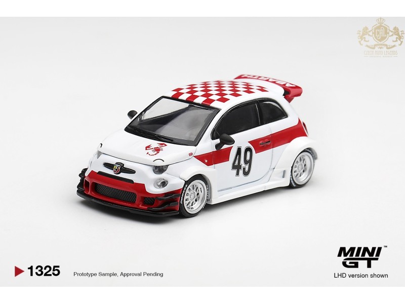 FIAT 595 ABARTH LB-WORKS X ABAS WORKS 1000 TC TRIBUTE 2026 -1:64 - Mini GT - blistr