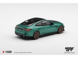 BMW M4 (G82) CS FROZEN ISLE OF MAN GREEN METALLIC 2024 - 1:64 - Mini GT