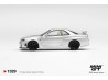NISSAN SKYLINE GT-R (R34) Z- TUNE SILVER METALLIC 1999 - 1:64 - Mini GT - blister