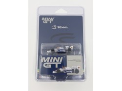Toleman TG184 nr.19 Ayrton Senna 1984 Monaco Grand Prix 2nd Place - 1:64 - Mini GT - blistr