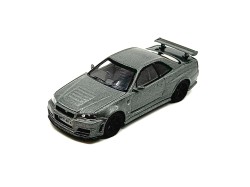 NISSAN SKYLINE GTR (R34) DARK METAL GRAY NISMO CRS 1999  -1:64 - Mini GT