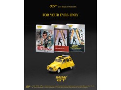 CITROEN 2CV FOR YOUR EYES ONLY ENGLISH BLISTER 1981 - 1:64 - Mini GT - blister