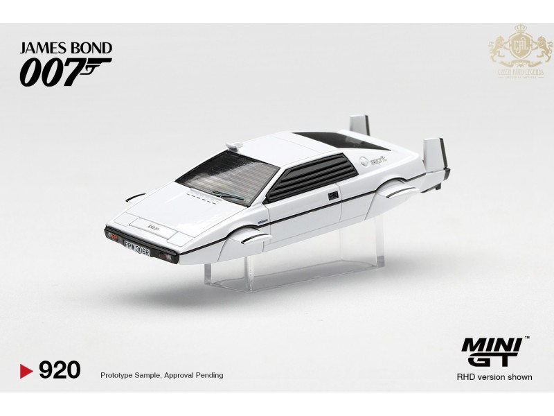 LOTUS ESPRIT S1 THE SPY WHO LOVED ME ENGLISH BLISTER 1977 -1:64 - Mini GT - blistr