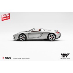 PORSCHE CARRERA GT SILVER METALLIC 2006 - 1:64 - Mini GT - blister