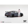 NISSAN GTR R35 NISMO TSUKUBA PRODUCTION CAR LAP RECORD WITH MATSUDA FIGURE TSUGIO MATSUDA 2024 -1:64 - Mini GT