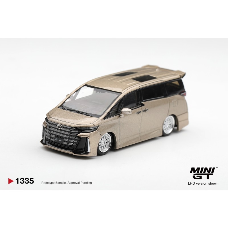 TOYOTA VELLFIRE 40 KUHL GOLD METALLIC 2026 - 1:64 - Mini GT - blister