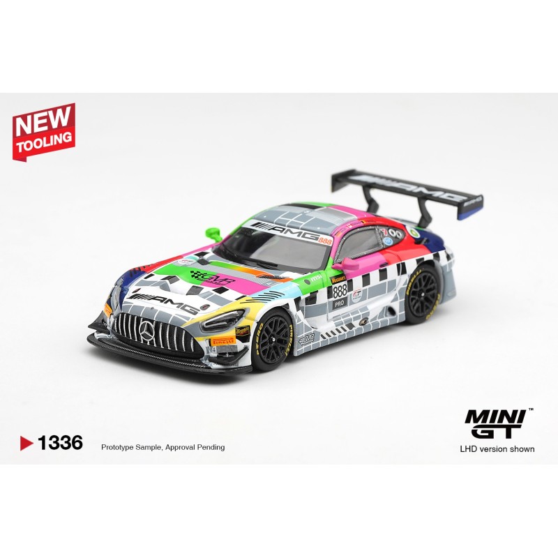 MERCEDES-BENZ AMG GT3 888 MERCEDES-AMG TEAM GMR MEGUIARS BATHURST 12 HOUR 2025 - 1:64 - Mini GT