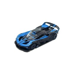 Mini GT BUGATTI BOLIDE PRESENTATION BLACK AND BLUE 2024 1:64 - MGT01063