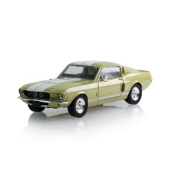 FORD MUSTANG SHELBY GT500 FASTBACK LIME GOLD 1967 -1:64 - Greenlight