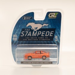 FORD MUSTANG KING COBRA II T ANGERINE & BLACK 1978 -1:64 - Greenlight